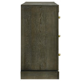 Gran Park 6 Drawer Dresser Cabinet Dark Cocoa