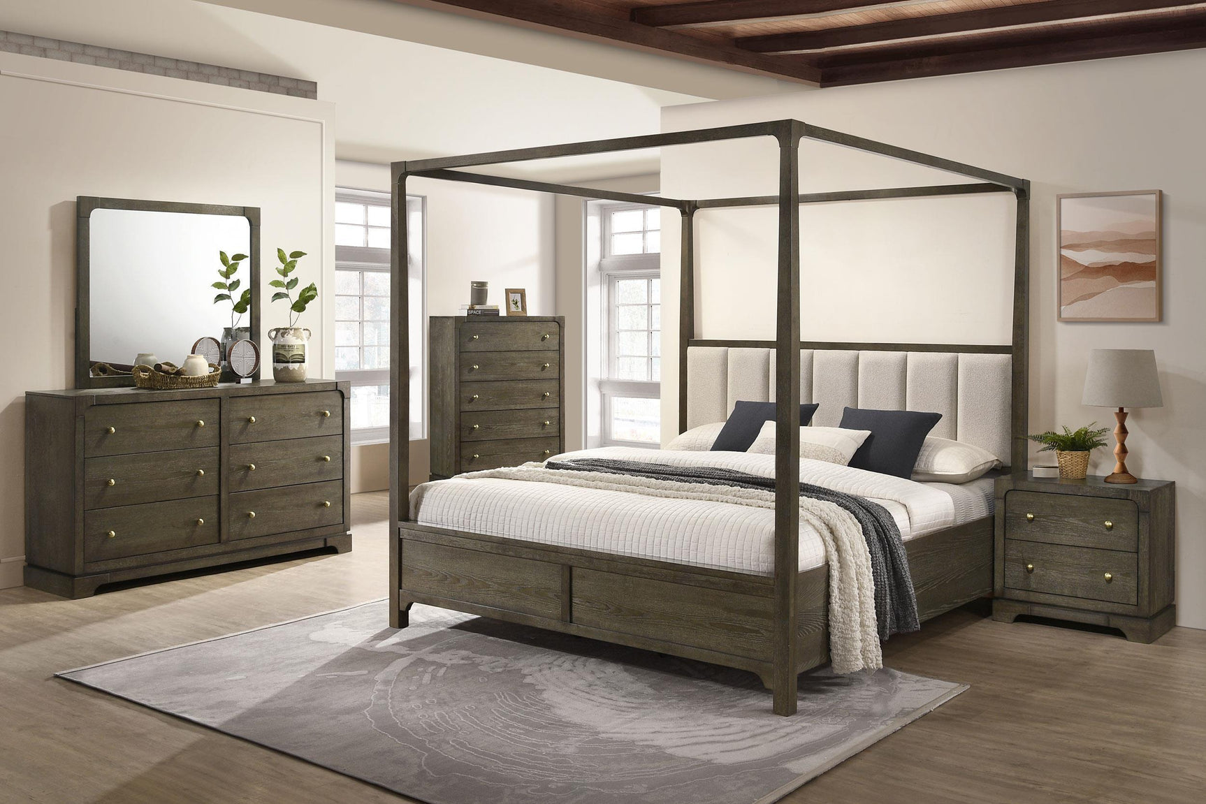 Gran Park 6 Drawer Dresser Cabinet Dark Cocoa