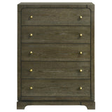 Gran Park 5 Drawer Bedroom Chest Of Drawers Dark Cocoa