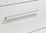 Ives 6 Drawer Dresser Cabinet White High Gloss