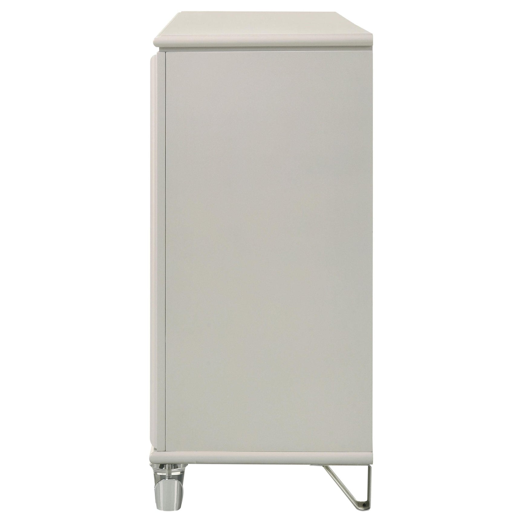 Olivia 6 Drawer Dresser Cabinet Pearl White