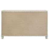 Olivia 6 Drawer Dresser Cabinet Pearl White