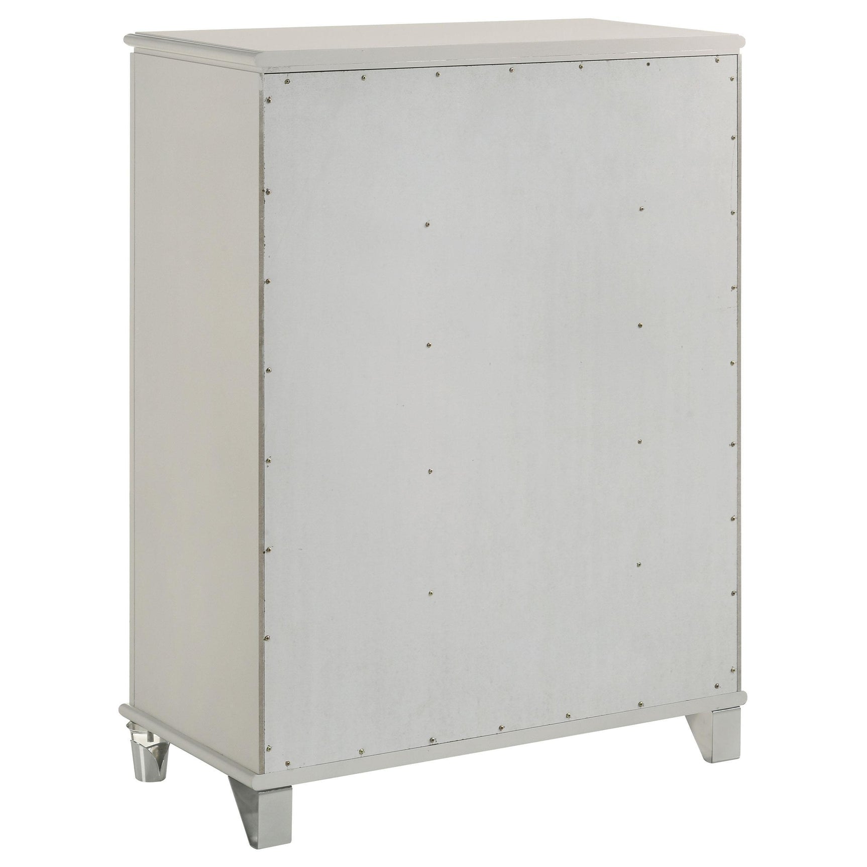 Olivia 5 Drawer Bedroom Chest Of Drawers Pearl White