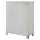 Olivia 5 Drawer Bedroom Chest Of Drawers Pearl White
