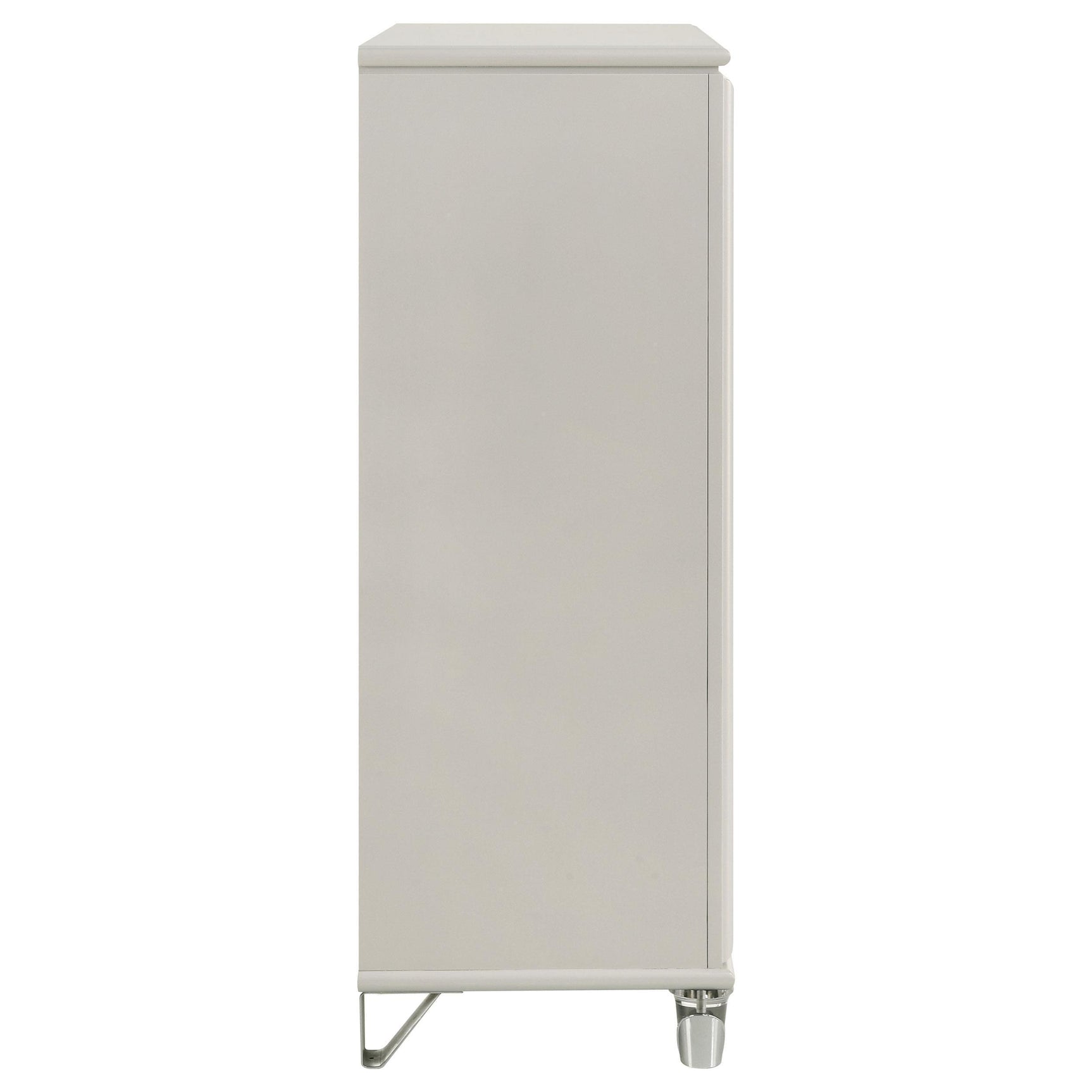 Olivia 5 Drawer Bedroom Chest Of Drawers Pearl White