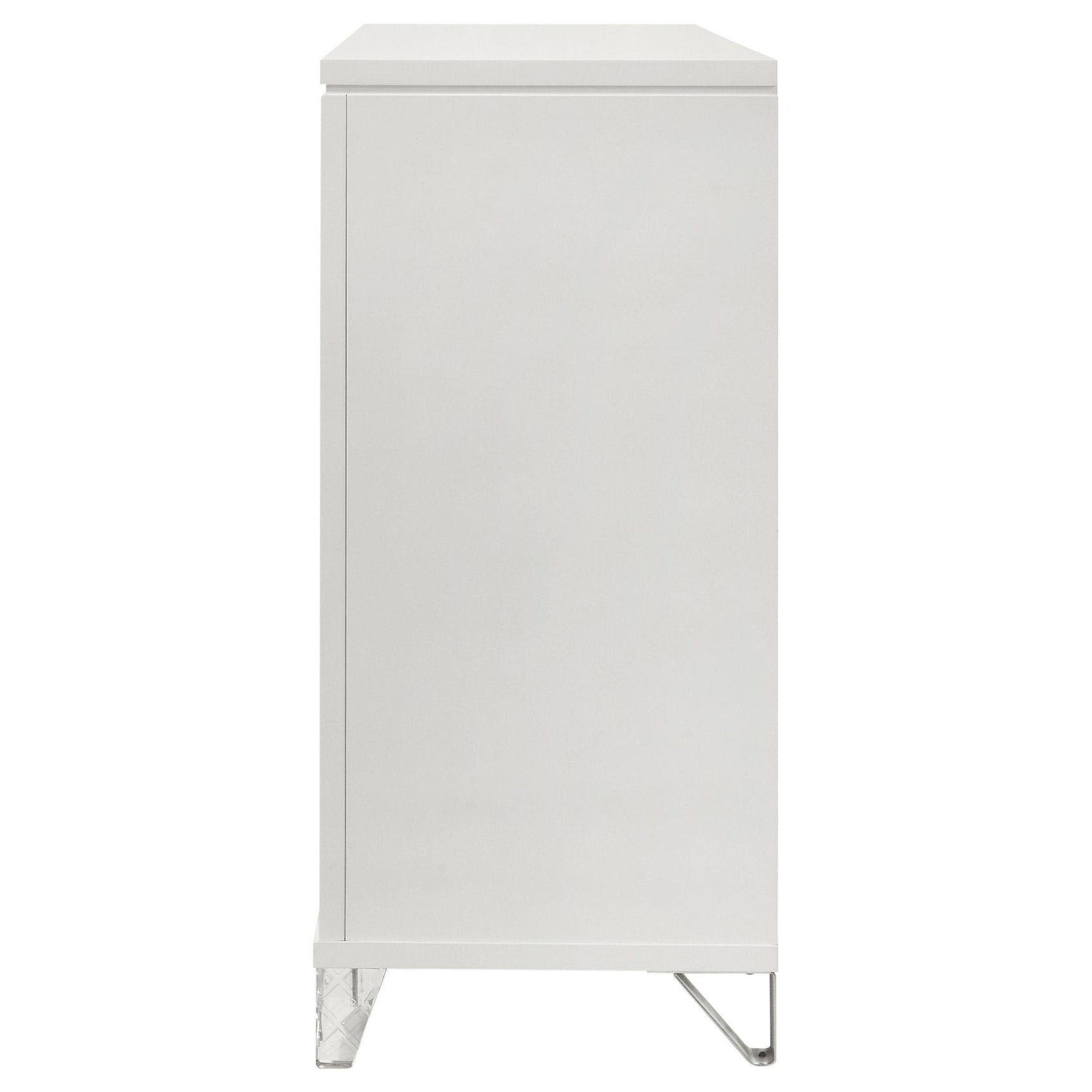 Marmore 9 Drawer Dresser Cabinet White