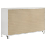 Marmore 9 Drawer Dresser Cabinet White