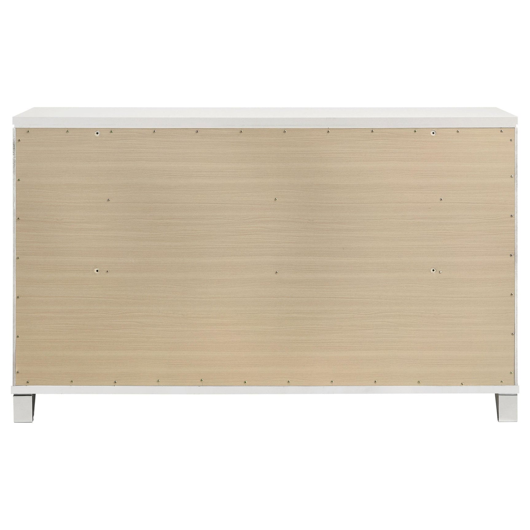 Marmore 9 Drawer Dresser Cabinet White