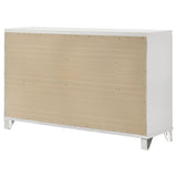Marmore 9 Drawer Dresser Cabinet White