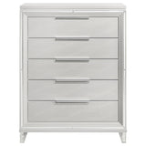 Marmore 5 Drawer Bedroom Chest Of Drawers White