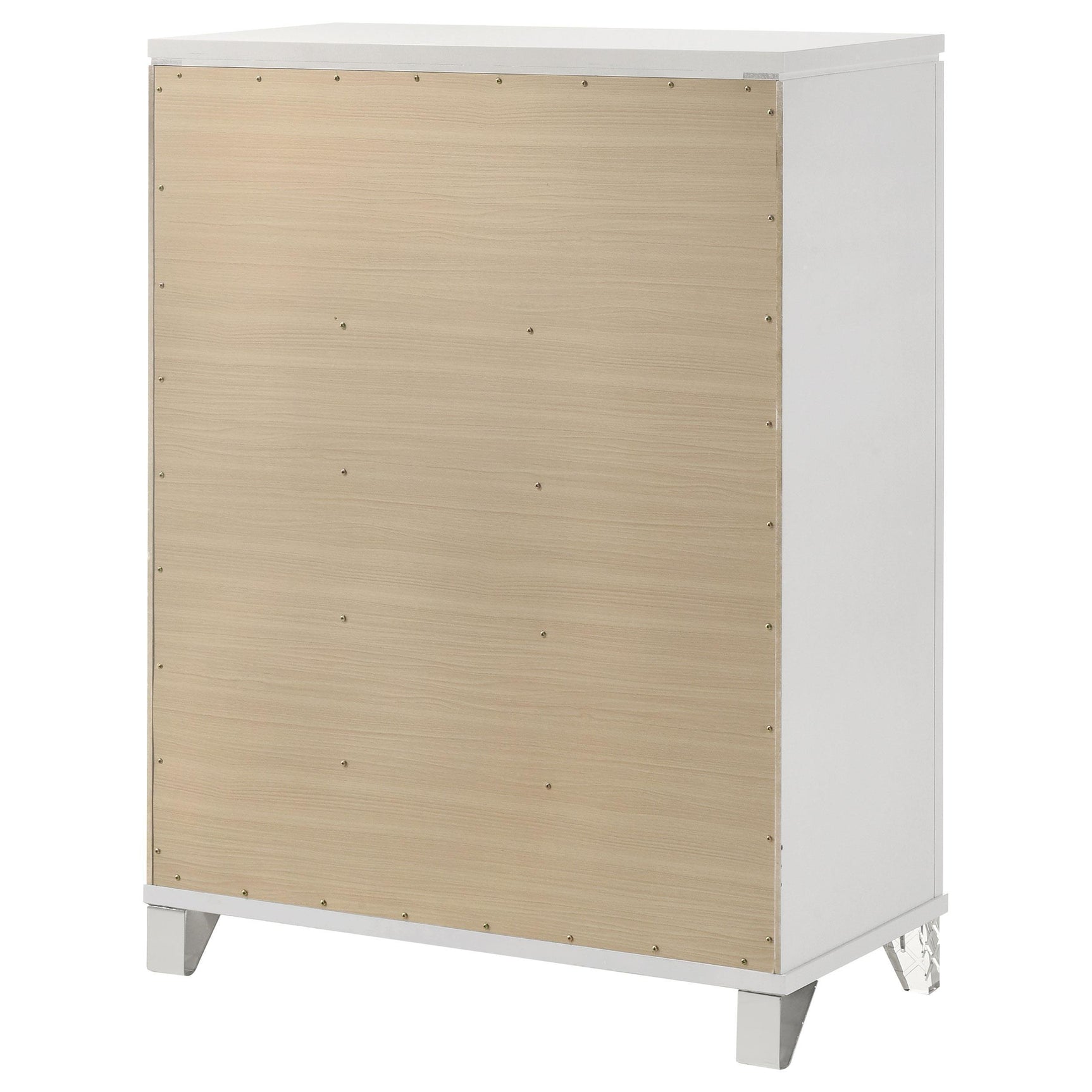 Marmore 5 Drawer Bedroom Chest Of Drawers White