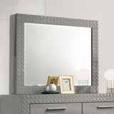 Ives Dresser Mirror Gray High Gloss