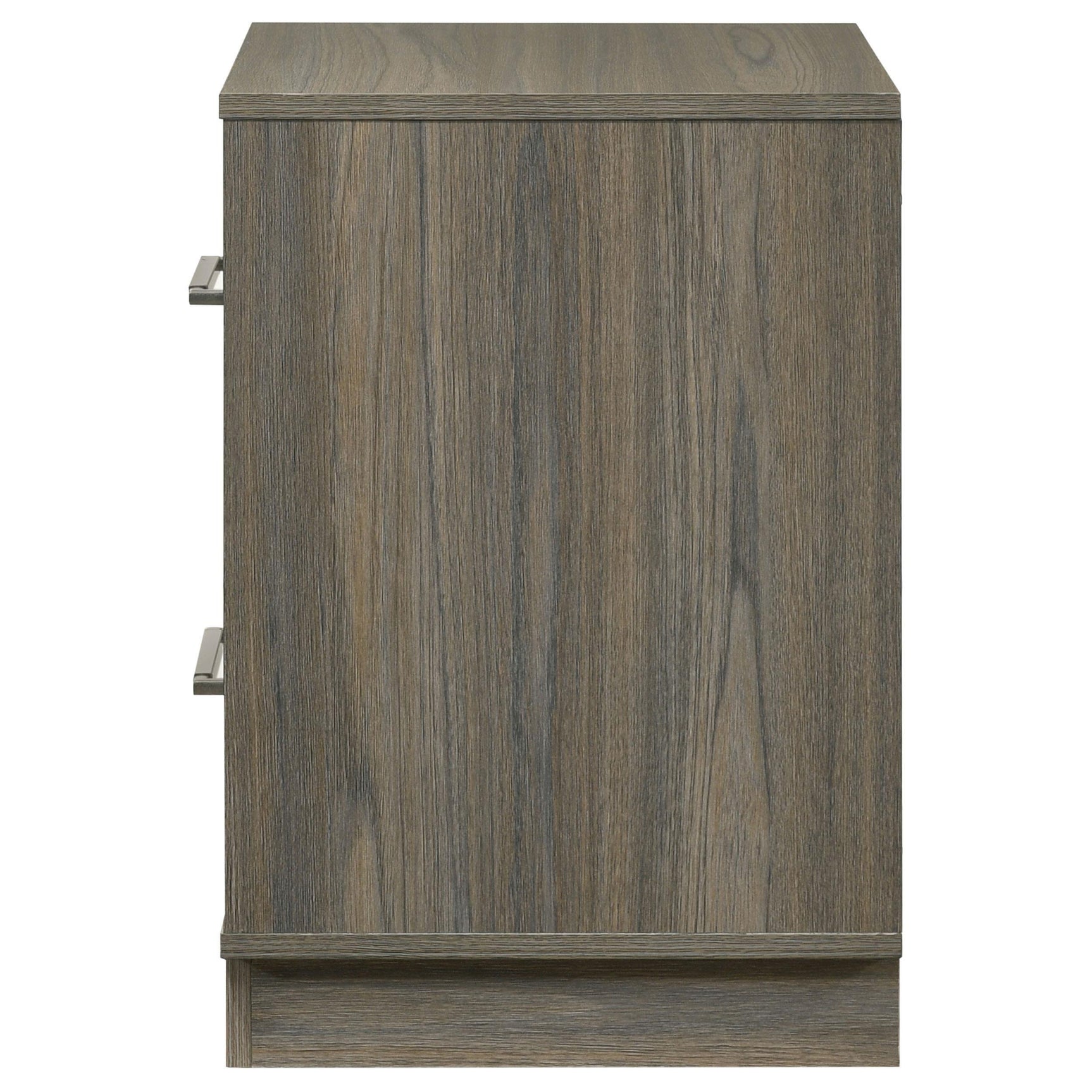 Fenwick 2-drawer Nightstand Bedide Table Gray Oak 224982