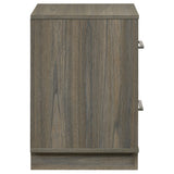 Fenwick 2-drawer Nightstand Bedide Table Gray Oak 224982