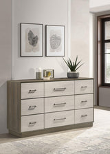 Fenwick 9-drawer Dresser Gray Oak 224983