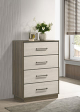 Fenwick 4-drawer Chest of Drawers Gray Oak 224985
