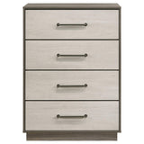 Fenwick 4-drawer Chest of Drawers Gray Oak 224985