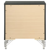 Lucia 2 Drawer Nightstand Bedide Table Black