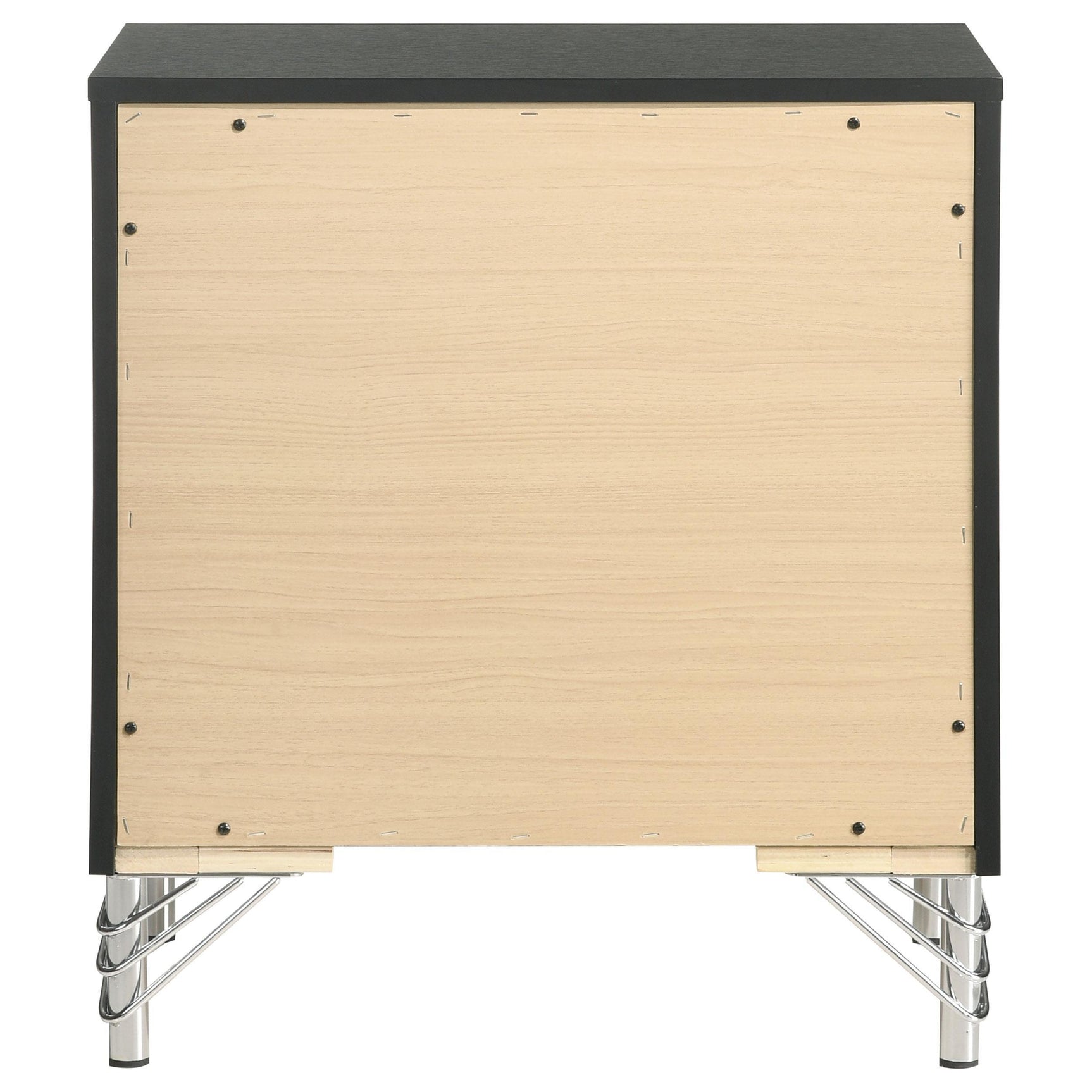 Lucia 2 Drawer Nightstand Bedide Table Black