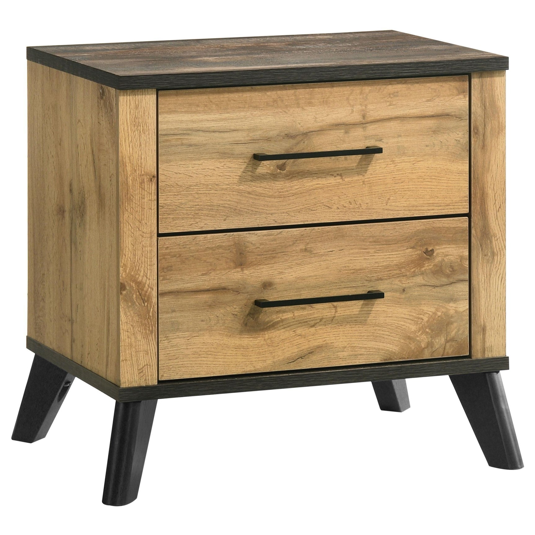 Kaywood 2-drawer Nightstand Bedide Table Natural Pine
