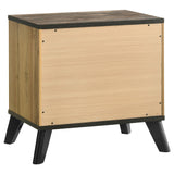 Kaywood 2-drawer Nightstand Bedide Table Natural Pine