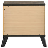 Kaywood 2-drawer Nightstand Bedide Table Natural Pine