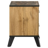 Kaywood 2-drawer Nightstand Bedide Table Natural Pine