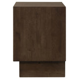 Glenwood 2-drawer Nightstand Bedide Table Warm Brown