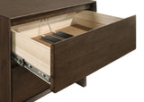 Glenwood 2-drawer Nightstand Bedide Table Warm Brown