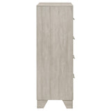 Trenton 4-drawer Bedroom Chest of Drawers Rustic Cream