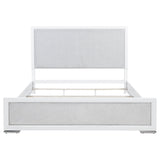 Gracemont 57-inch Eastern King Panel Bed Grey and White