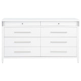 Gracemont 8-drawer Bedroom Dresser Cabinet White