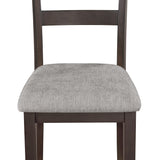 Branson Beige Brown Fabric Upholstered Dining Room Set