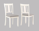 Rowan Chalk Gray Transitional Modern Wood 6-Piece Dining Room Set - Ella Furniture