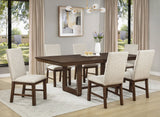 Domingo Brown Rectangular Dining Room Set view 3