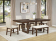 Domingo Brown Rectangular Dining Room Set from Ella Furniture
