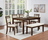 Avasa Dark Brown Dining Room Set