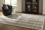 Cartlett White/Taupe/Black Large Rug — product image 3
