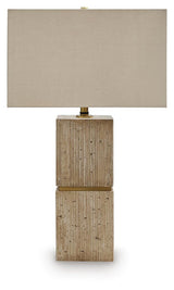 Laddner Beige Table Lamp — front view