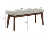 Salerno Brown Rectangular Dining Room Set