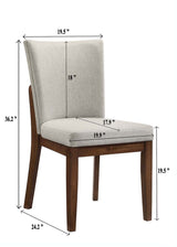 Salerno Brown Rectangular Dining Room Set