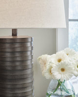 Neilett Antique Brown Table Lamp (Set of 2) — detail view