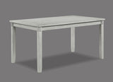 Clara Driftwood Rectangular Fabric Dining Room Set - 5 Pieces