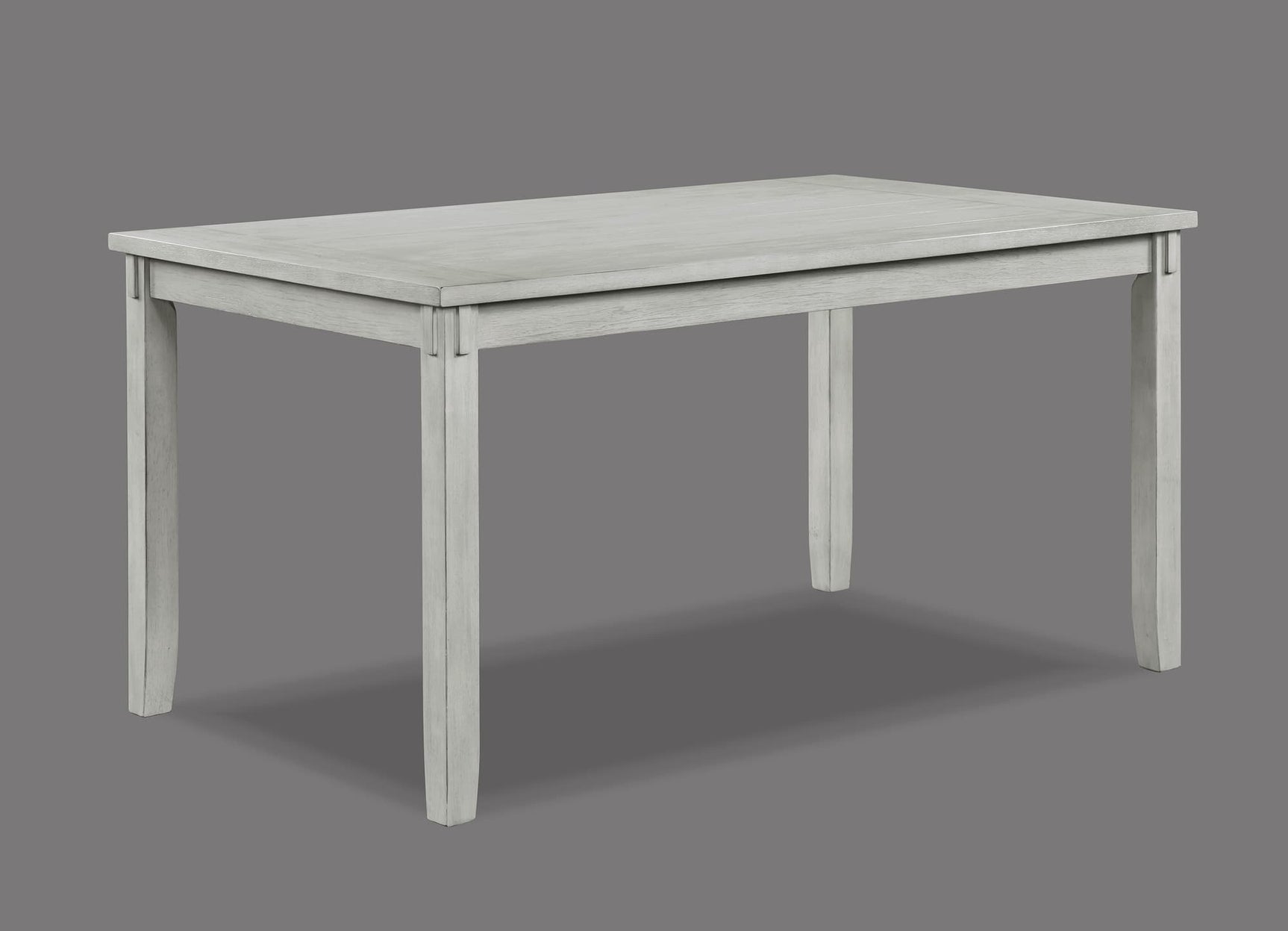 Clara Driftwood Rectangular Fabric Dining Room Set - 5 Pieces