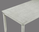 Clara Driftwood Rectangular Fabric Dining Room Set - 5 Pieces