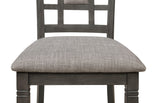 Paige Gray Contemporary Modern Wood Rectangular 6-Piece Dining Room Set - Ella Furniture