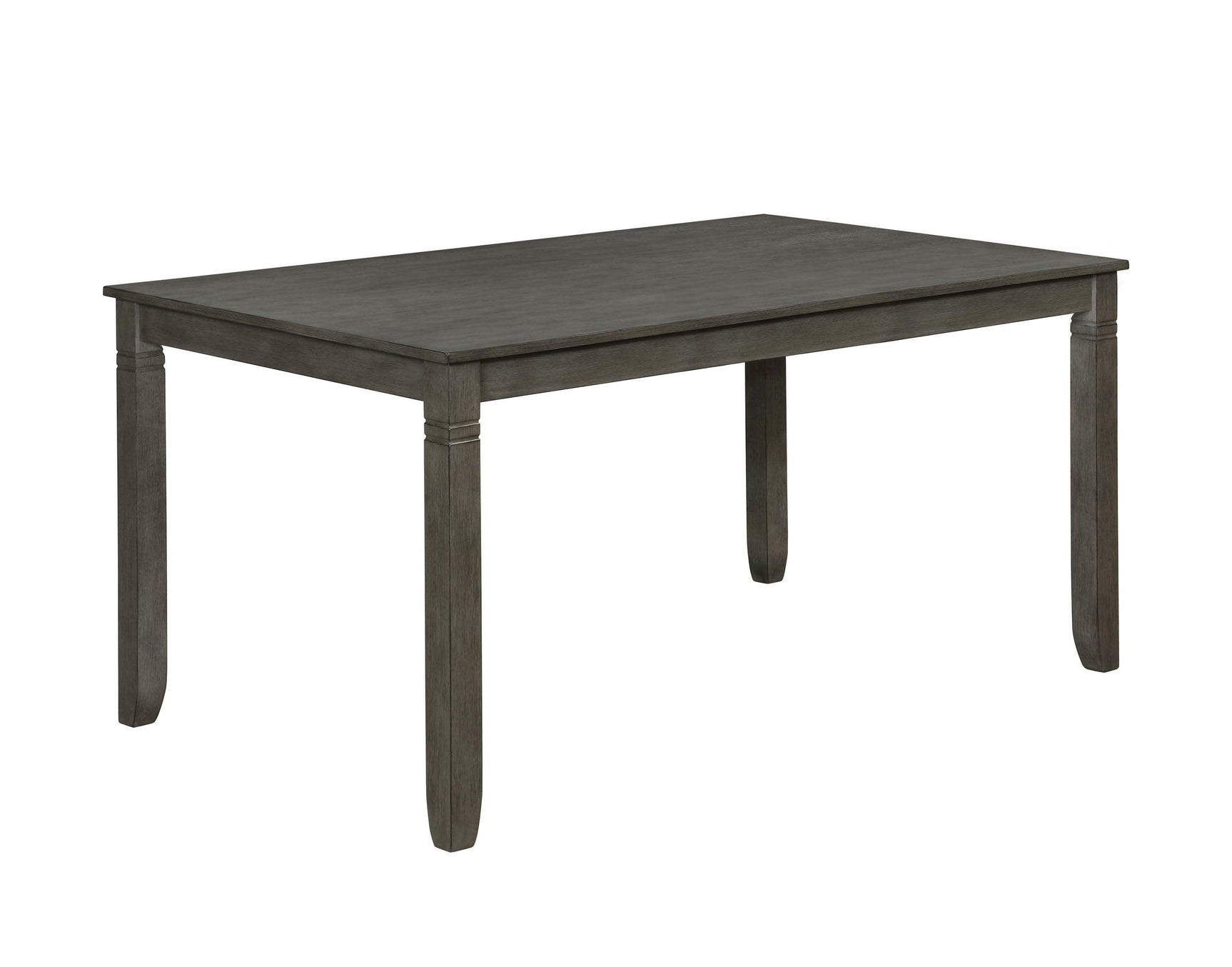 Paige Gray Contemporary Modern Wood Rectangular 6-Piece Dining Room Set - Ella Furniture