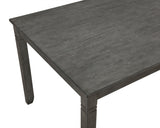 Paige Gray Contemporary Modern Wood Rectangular 6-Piece Dining Room Set - Ella Furniture