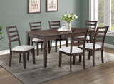Wagner Dark Brown Storage Rectangular Dining Room Set