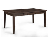 Wagner Dark Brown Storage Rectangular Dining Room Set